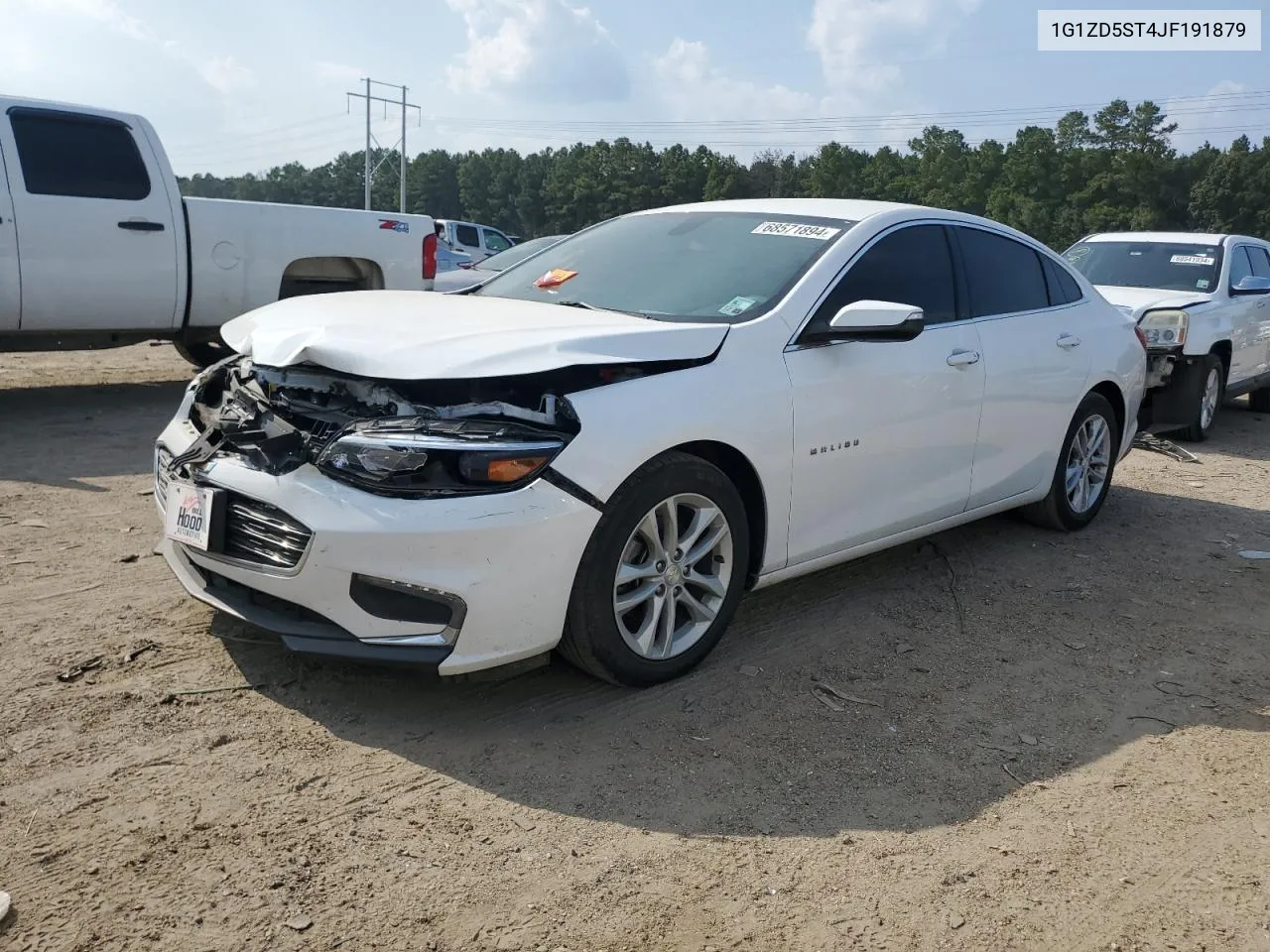 2018 Chevrolet Malibu Lt VIN: 1G1ZD5ST4JF191879 Lot: 68571894