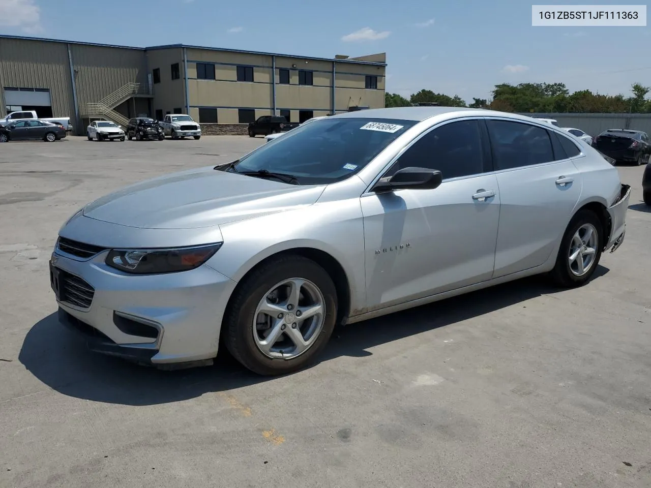 2018 Chevrolet Malibu Ls VIN: 1G1ZB5ST1JF111363 Lot: 68745064