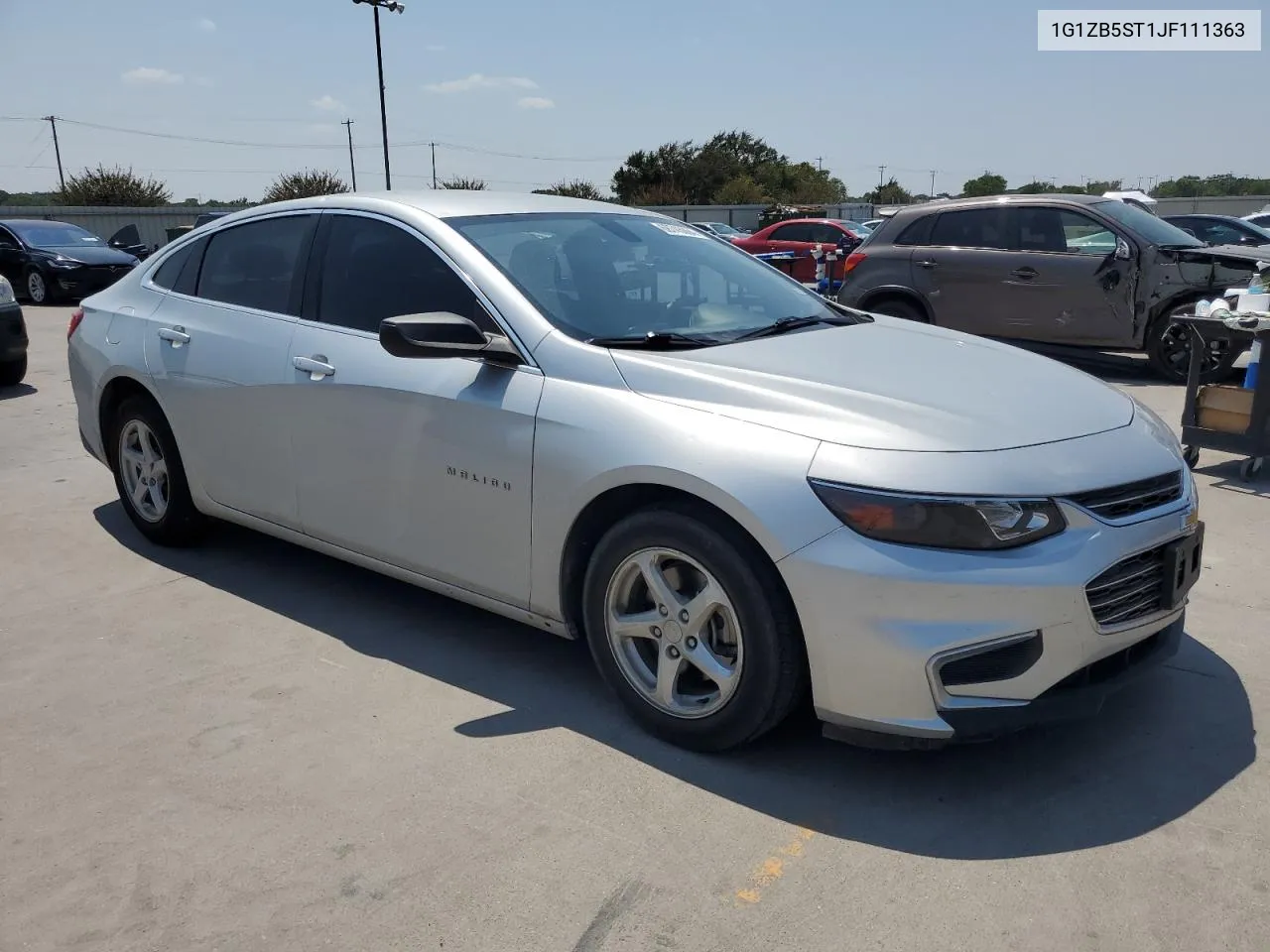 2018 Chevrolet Malibu Ls VIN: 1G1ZB5ST1JF111363 Lot: 68745064