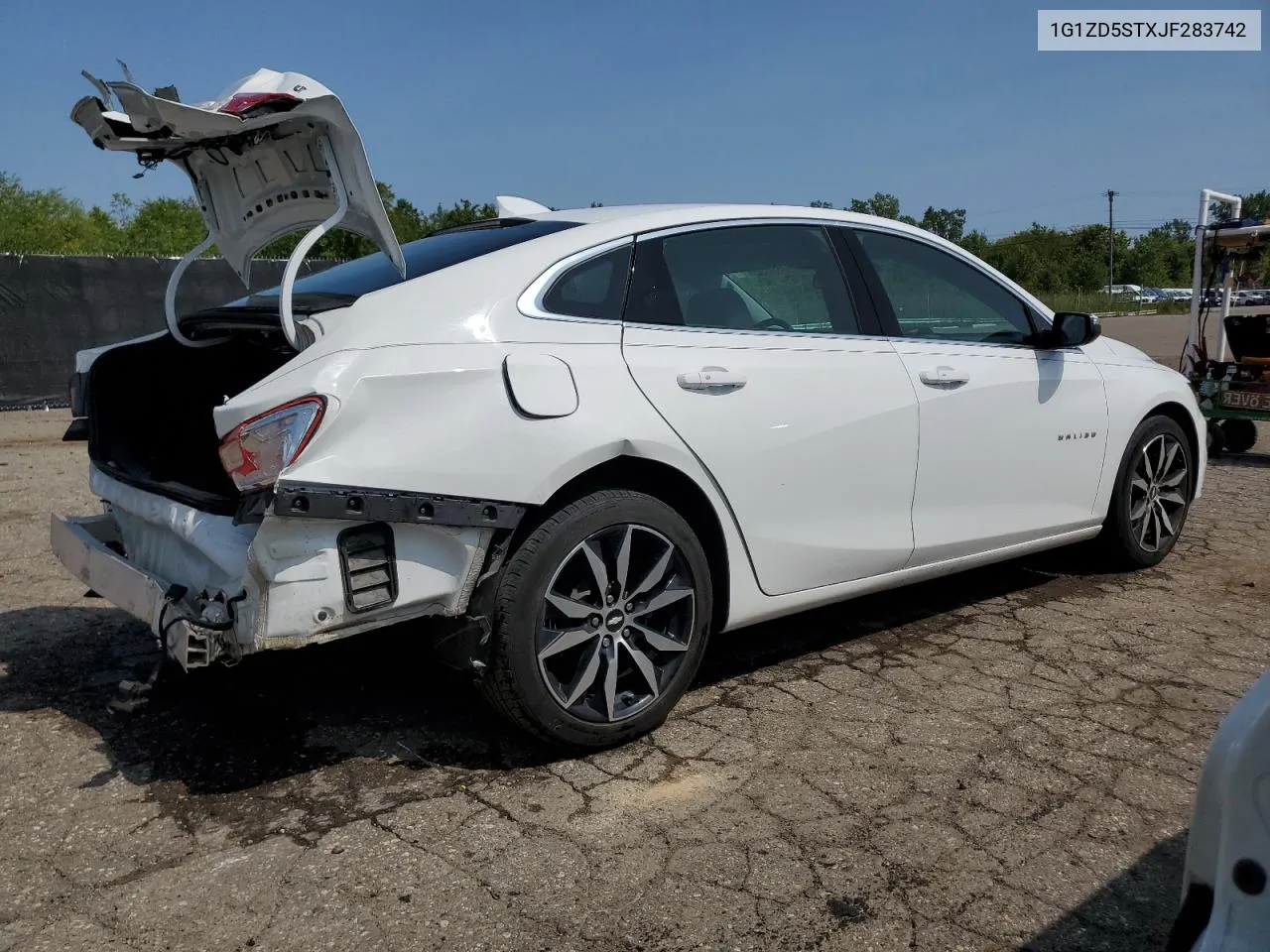 2018 Chevrolet Malibu Lt VIN: 1G1ZD5STXJF283742 Lot: 68801804