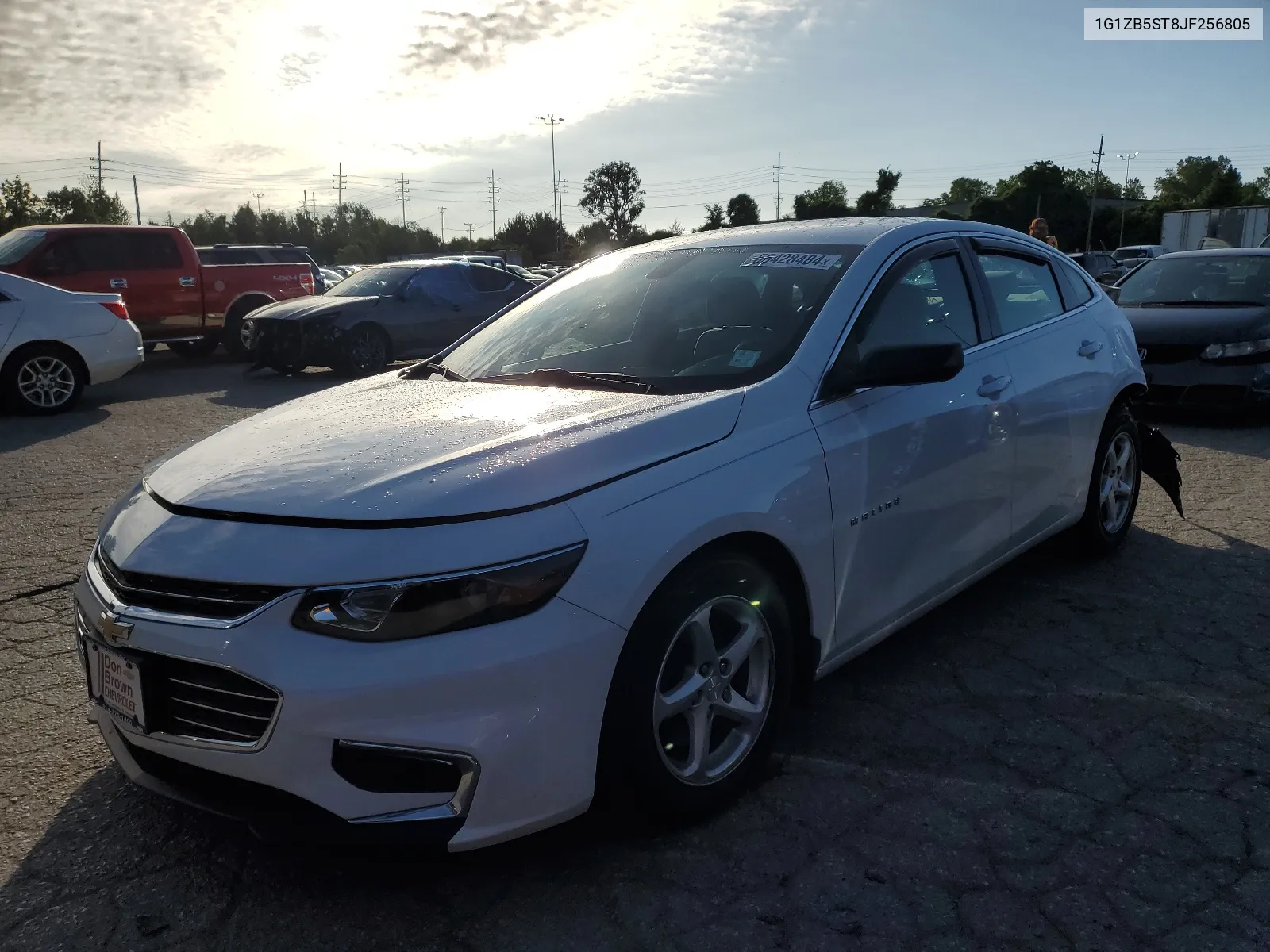 2018 Chevrolet Malibu Ls VIN: 1G1ZB5ST8JF256805 Lot: 68824234