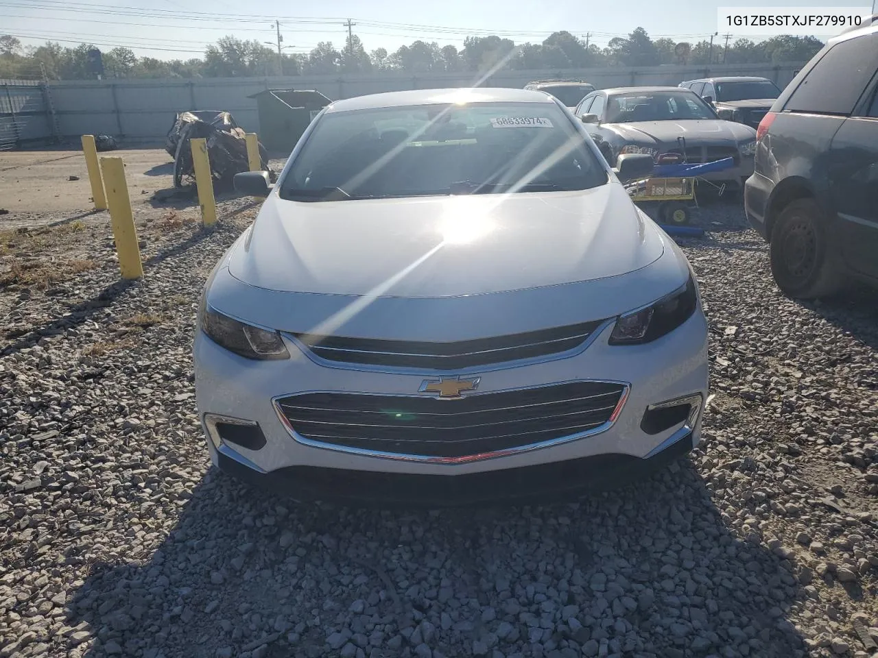 2018 Chevrolet Malibu Ls VIN: 1G1ZB5STXJF279910 Lot: 68833974