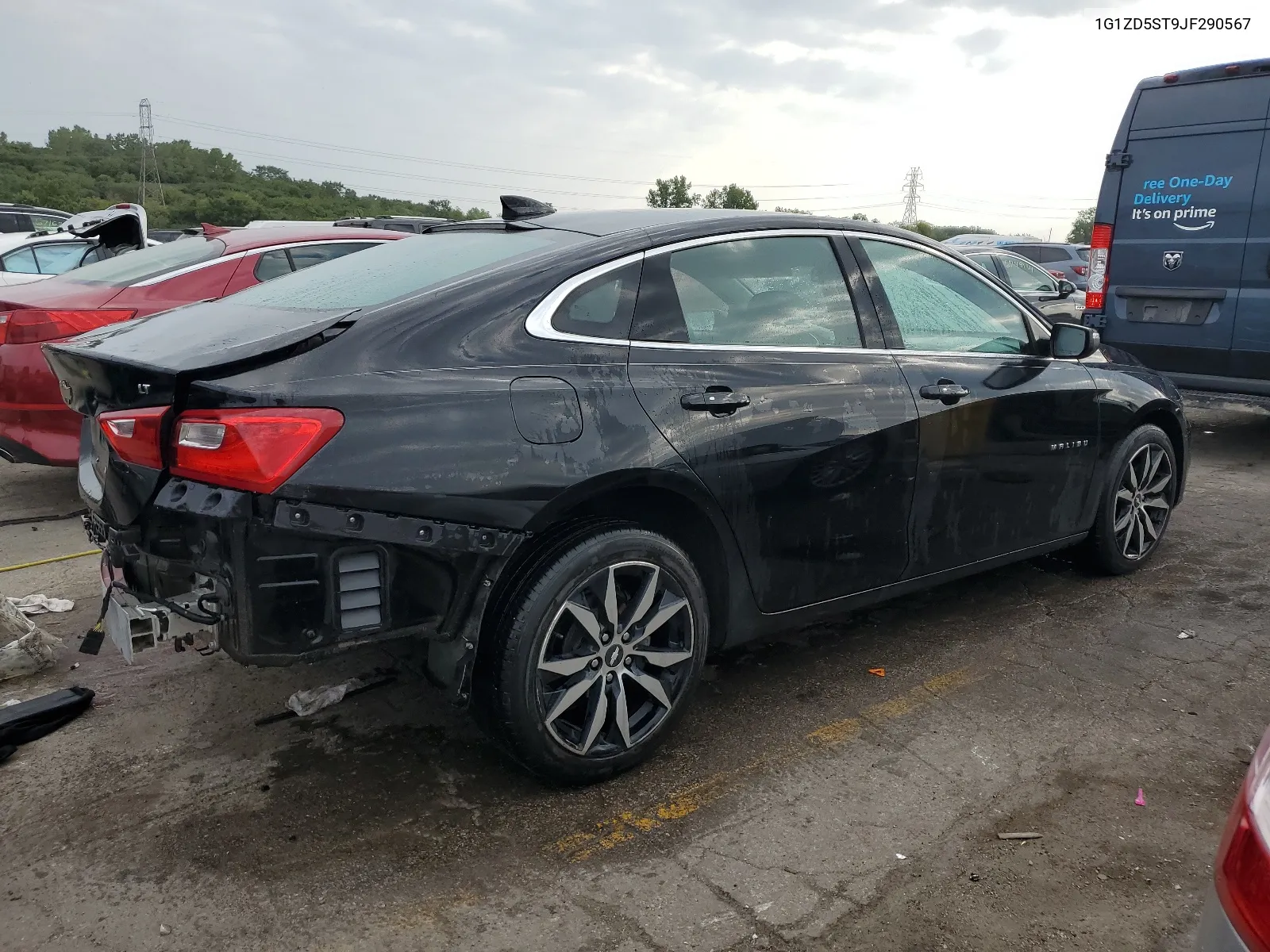 2018 Chevrolet Malibu Lt VIN: 1G1ZD5ST9JF290567 Lot: 68836964