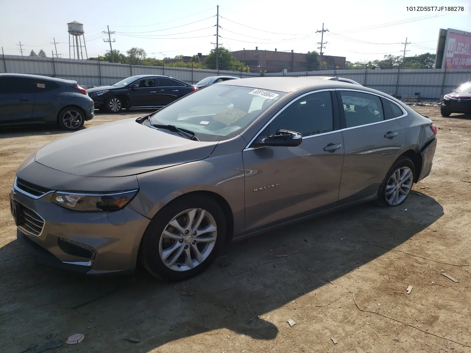 2018 Chevrolet Malibu Lt VIN: 1G1ZD5ST7JF188278 Lot: 68918864