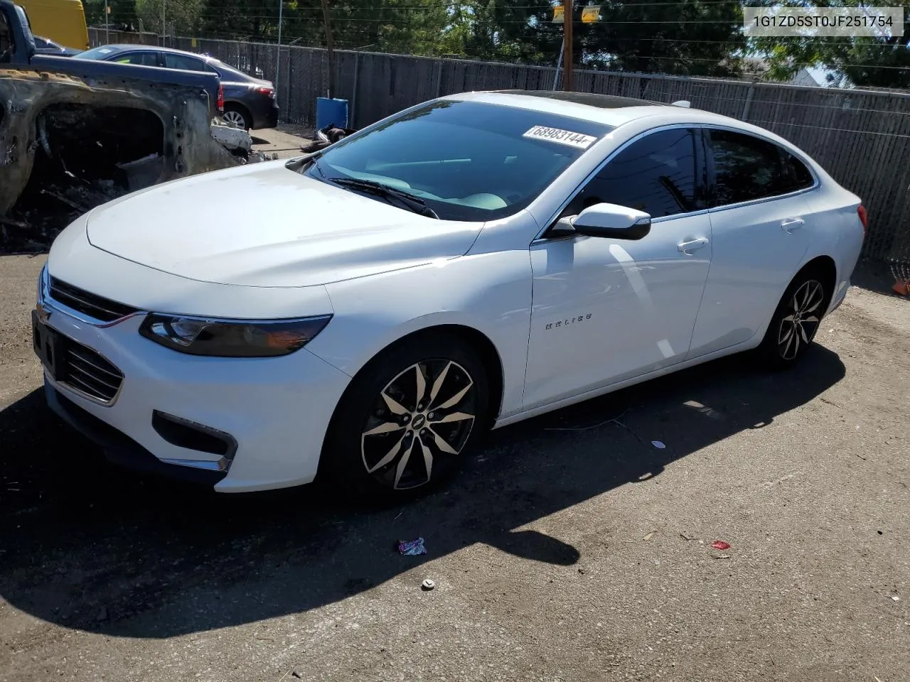 2018 Chevrolet Malibu Lt VIN: 1G1ZD5ST0JF251754 Lot: 68983144