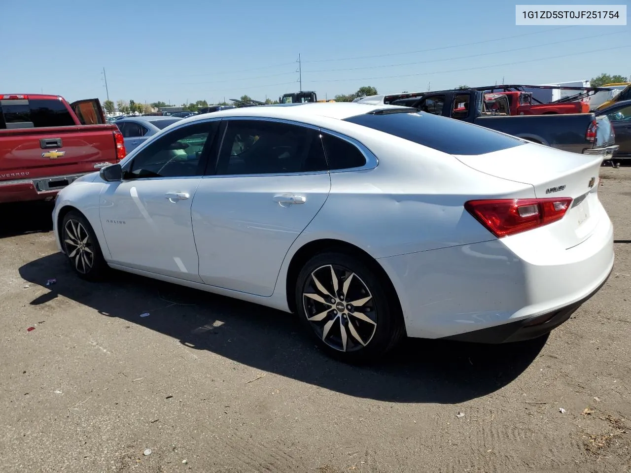 2018 Chevrolet Malibu Lt VIN: 1G1ZD5ST0JF251754 Lot: 68983144