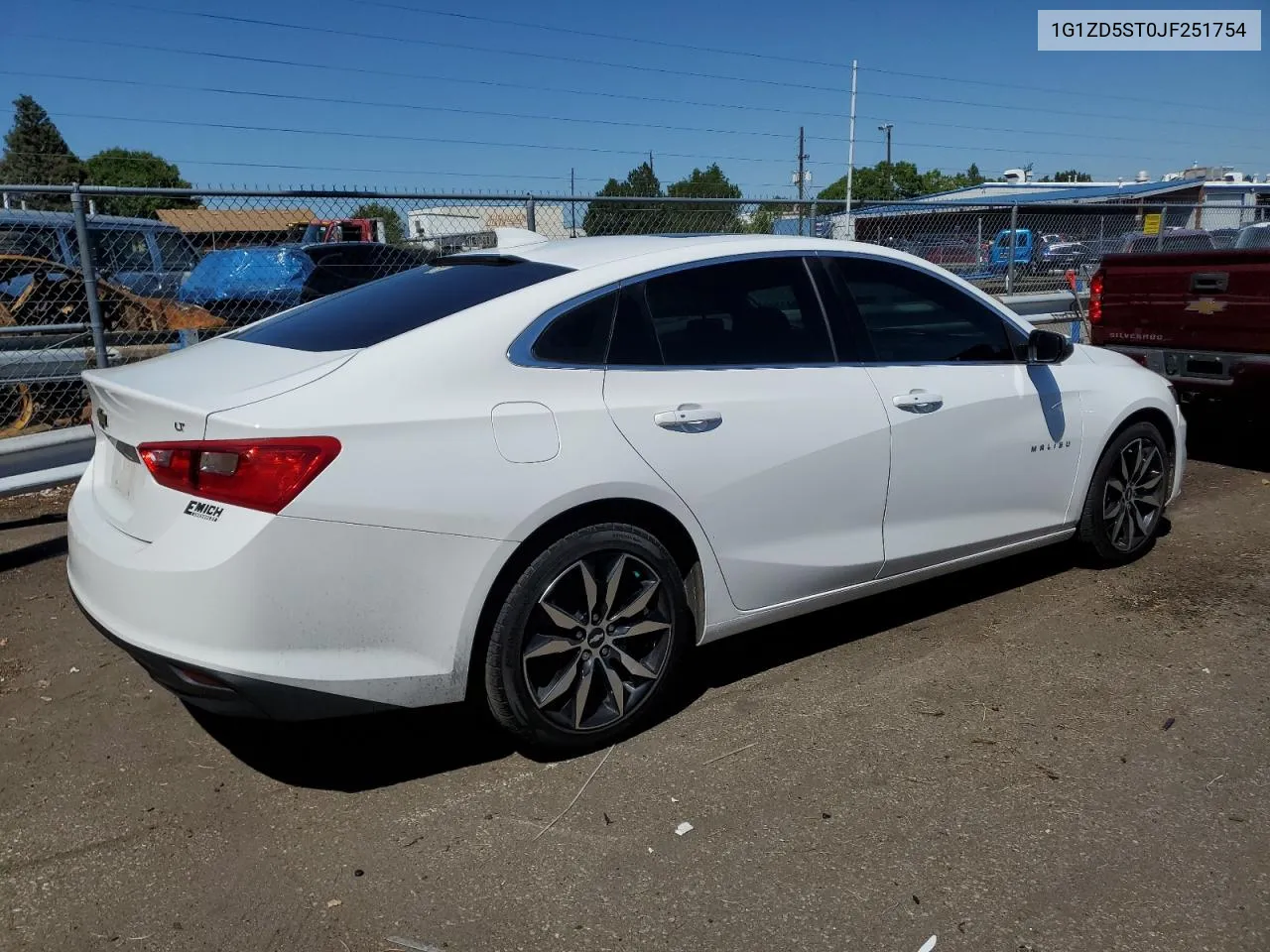 2018 Chevrolet Malibu Lt VIN: 1G1ZD5ST0JF251754 Lot: 68983144