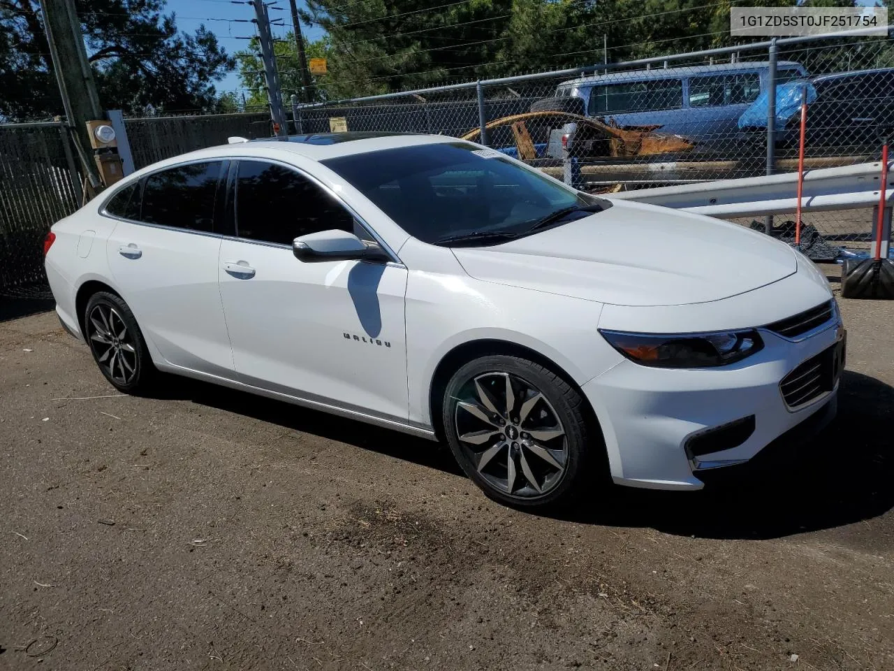 2018 Chevrolet Malibu Lt VIN: 1G1ZD5ST0JF251754 Lot: 68983144