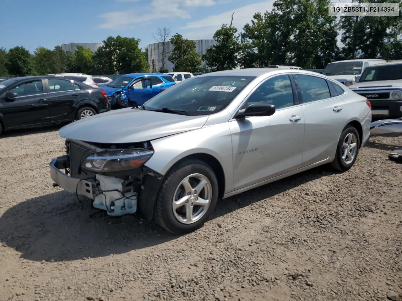 2018 Chevrolet Malibu Ls VIN: 1G1ZB5ST1JF214394 Lot: 68996184