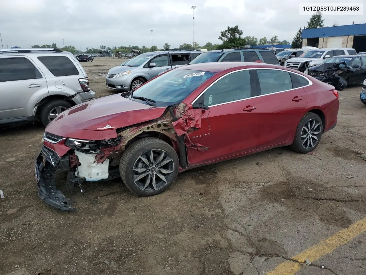 1G1ZD5ST0JF289453 2018 Chevrolet Malibu Lt