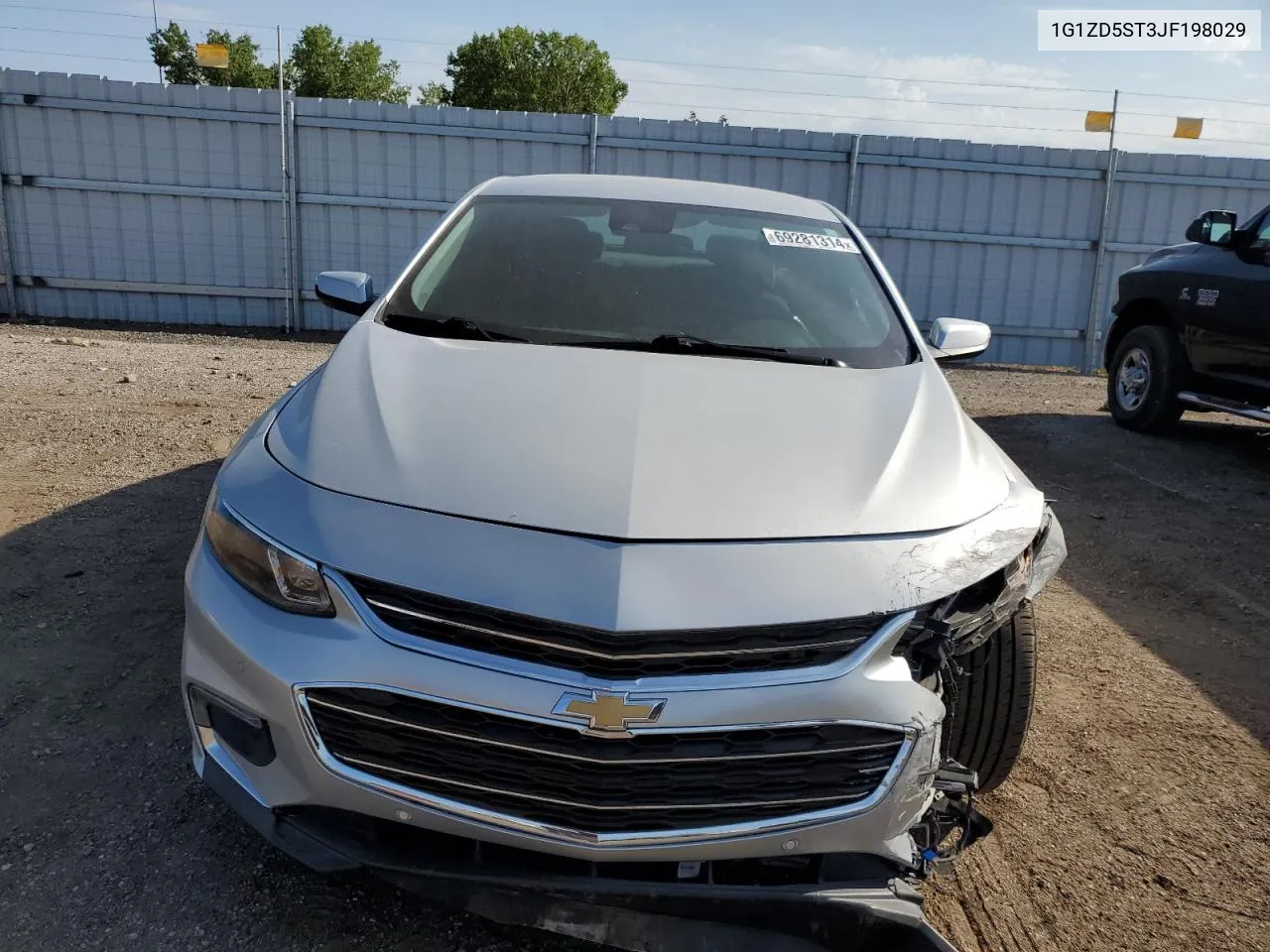 2018 Chevrolet Malibu Lt VIN: 1G1ZD5ST3JF198029 Lot: 69281314