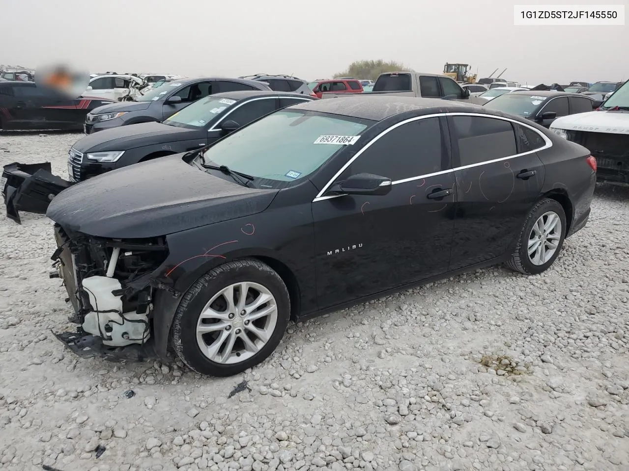 1G1ZD5ST2JF145550 2018 Chevrolet Malibu Lt