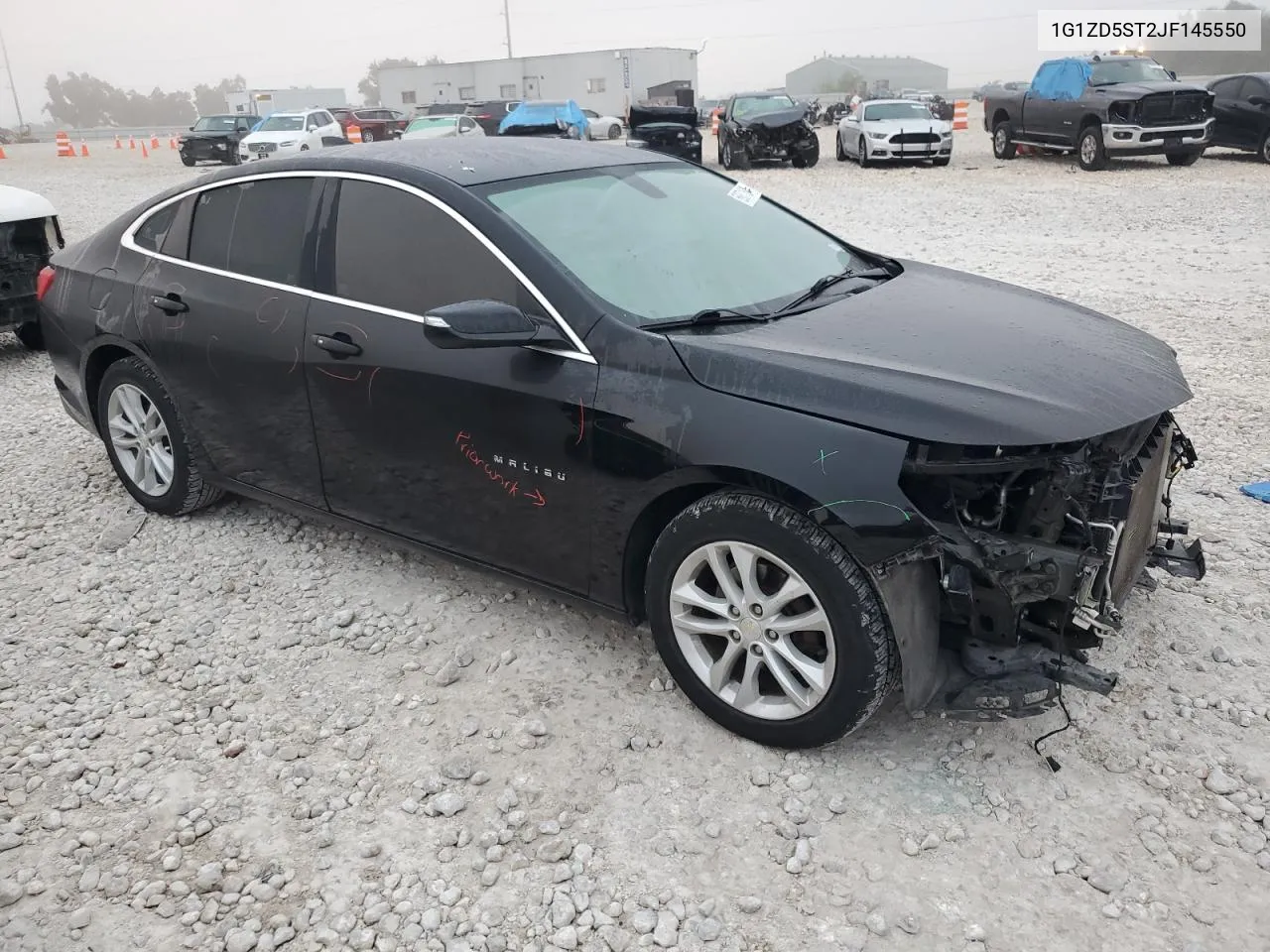 1G1ZD5ST2JF145550 2018 Chevrolet Malibu Lt