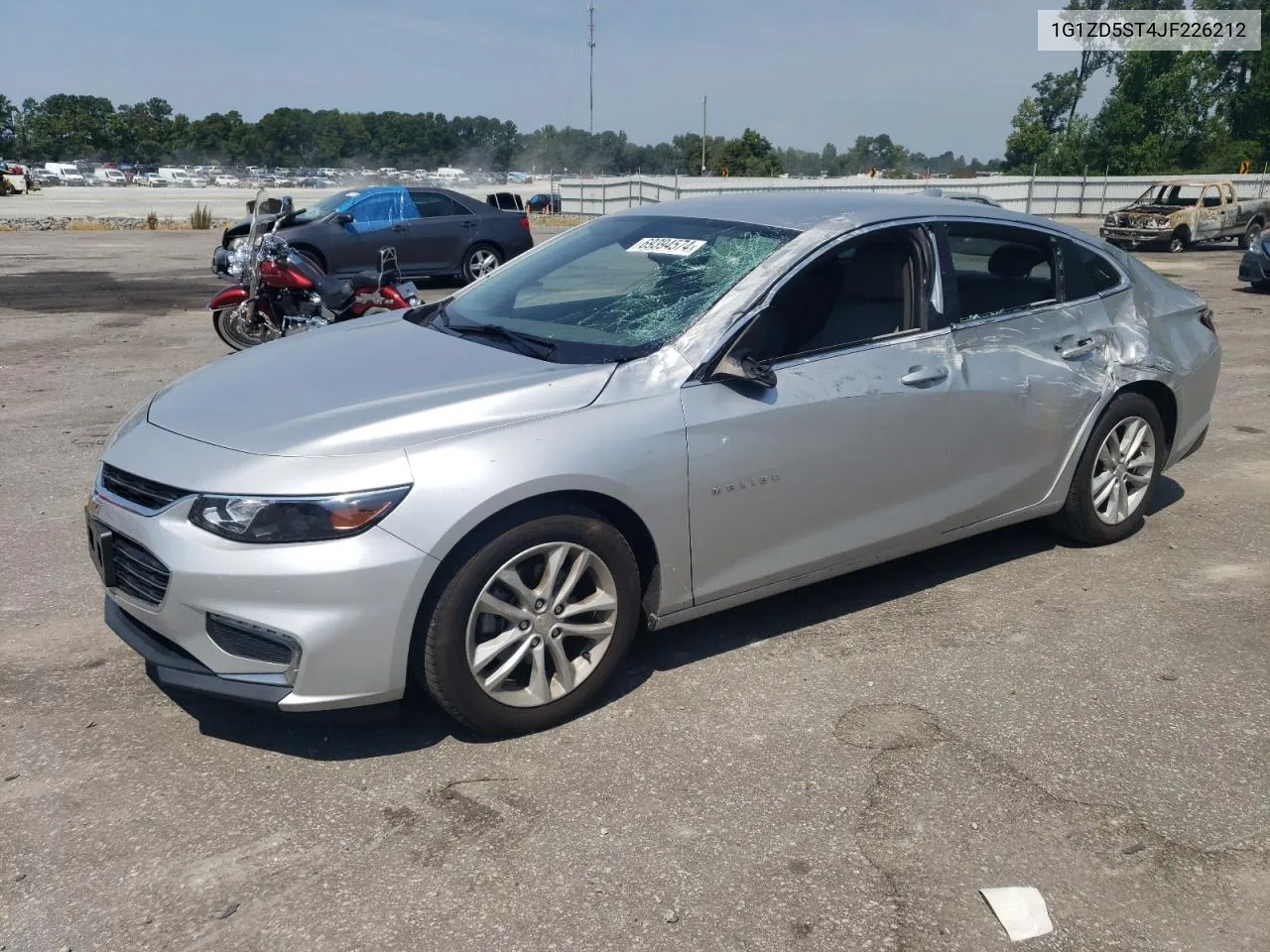 2018 Chevrolet Malibu Lt VIN: 1G1ZD5ST4JF226212 Lot: 69394574