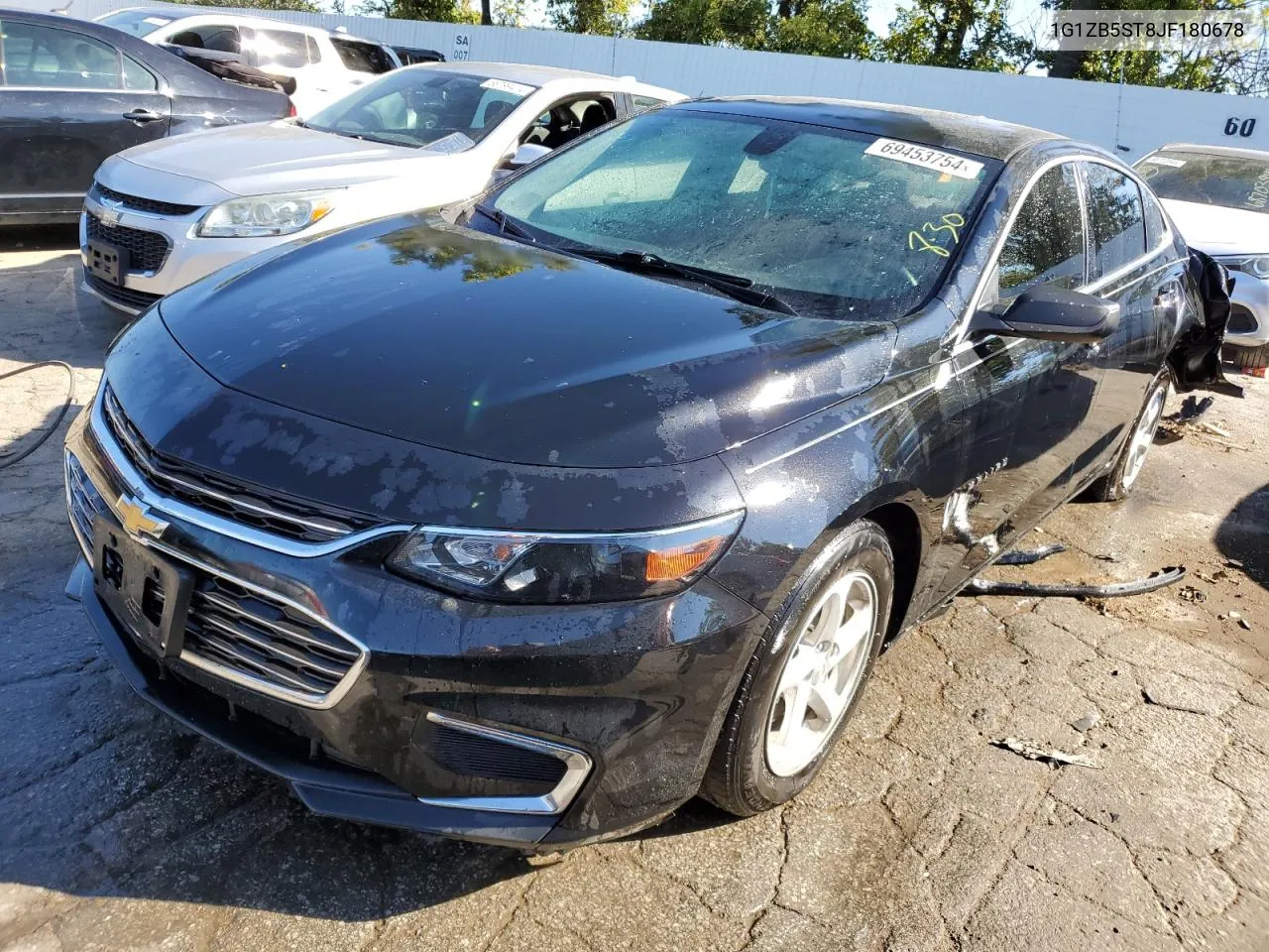 2018 Chevrolet Malibu Ls VIN: 1G1ZB5ST8JF180678 Lot: 69453754