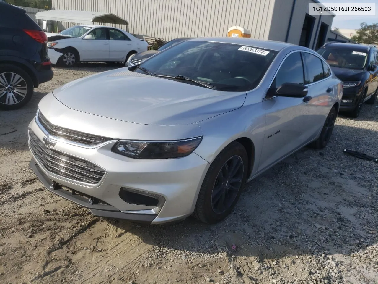 2018 Chevrolet Malibu Lt VIN: 1G1ZD5ST6JF266503 Lot: 69663374