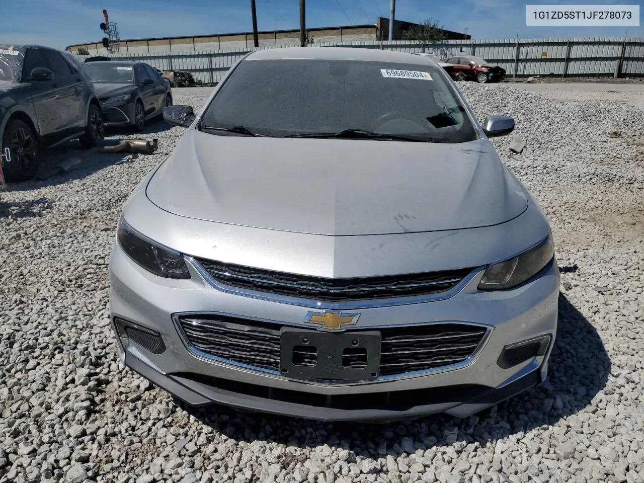 2018 Chevrolet Malibu Lt VIN: 1G1ZD5ST1JF278073 Lot: 69689504