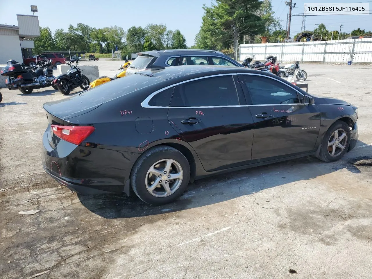 2018 Chevrolet Malibu Ls VIN: 1G1ZB5ST5JF116405 Lot: 69692294