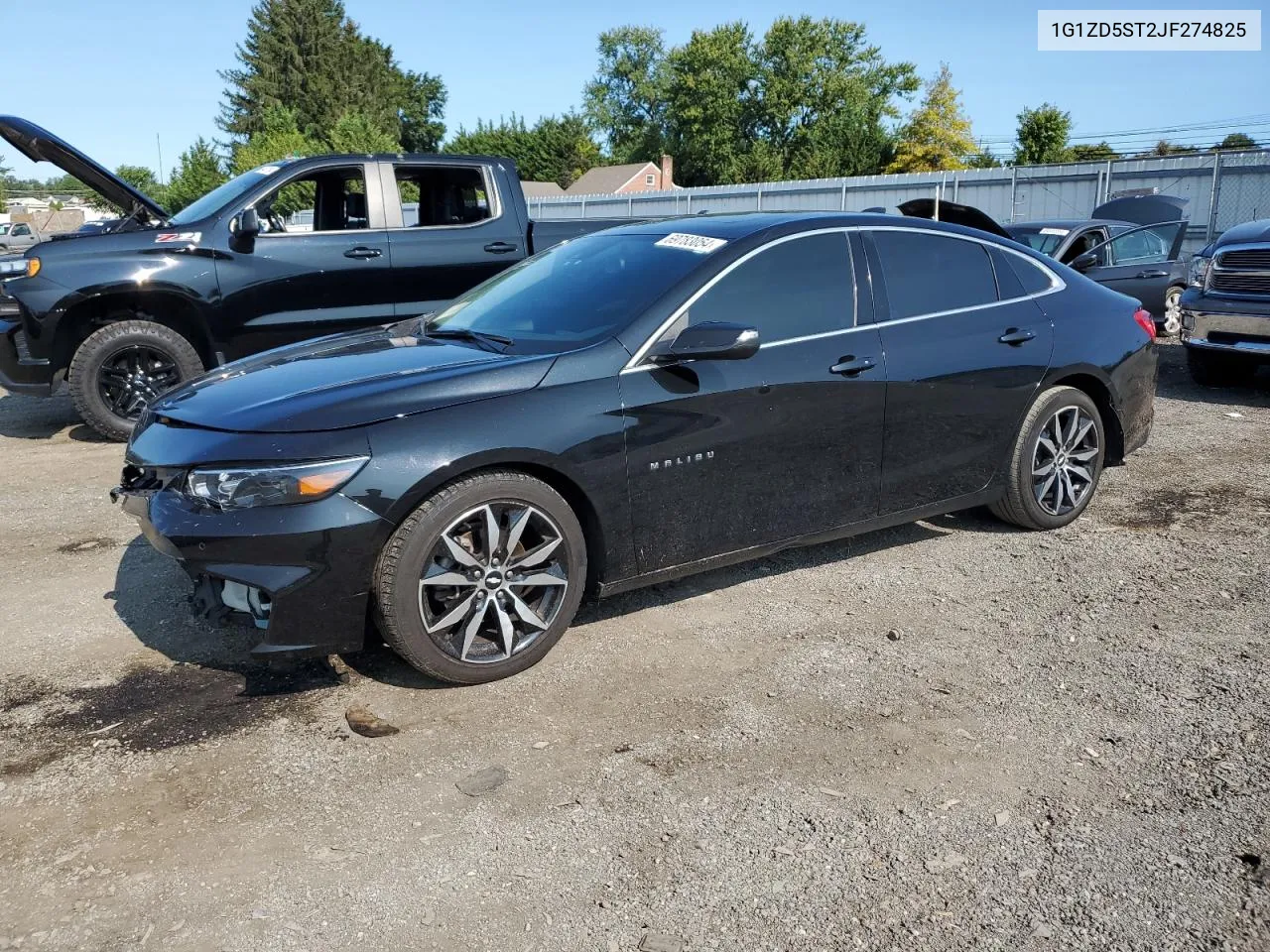 2018 Chevrolet Malibu Lt VIN: 1G1ZD5ST2JF274825 Lot: 69783054