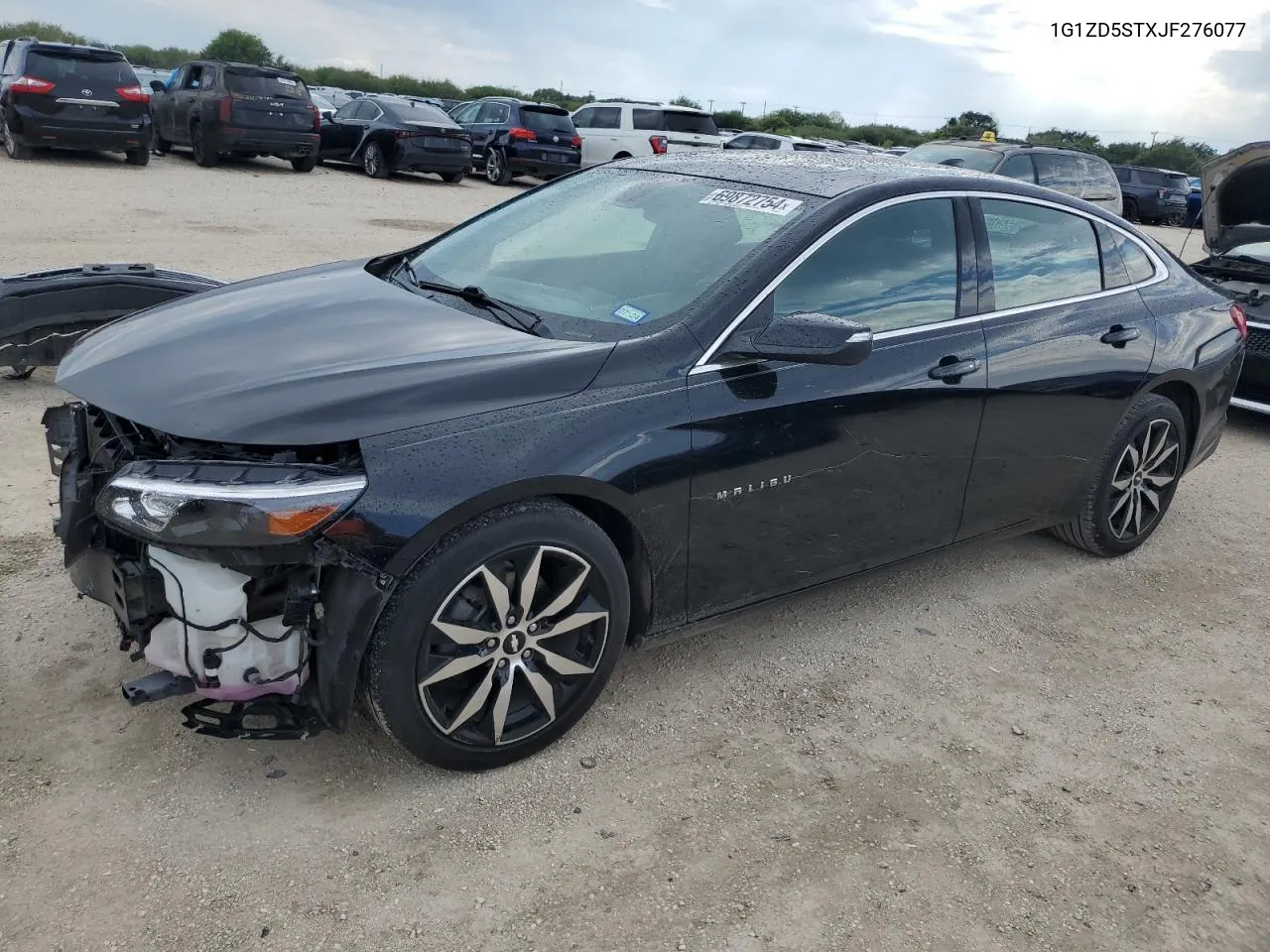 2018 Chevrolet Malibu Lt VIN: 1G1ZD5STXJF276077 Lot: 69872754