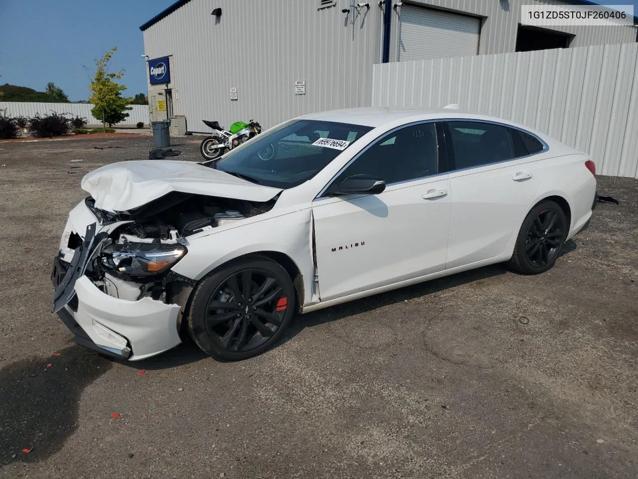 1G1ZD5ST0JF260406 2018 Chevrolet Malibu Lt