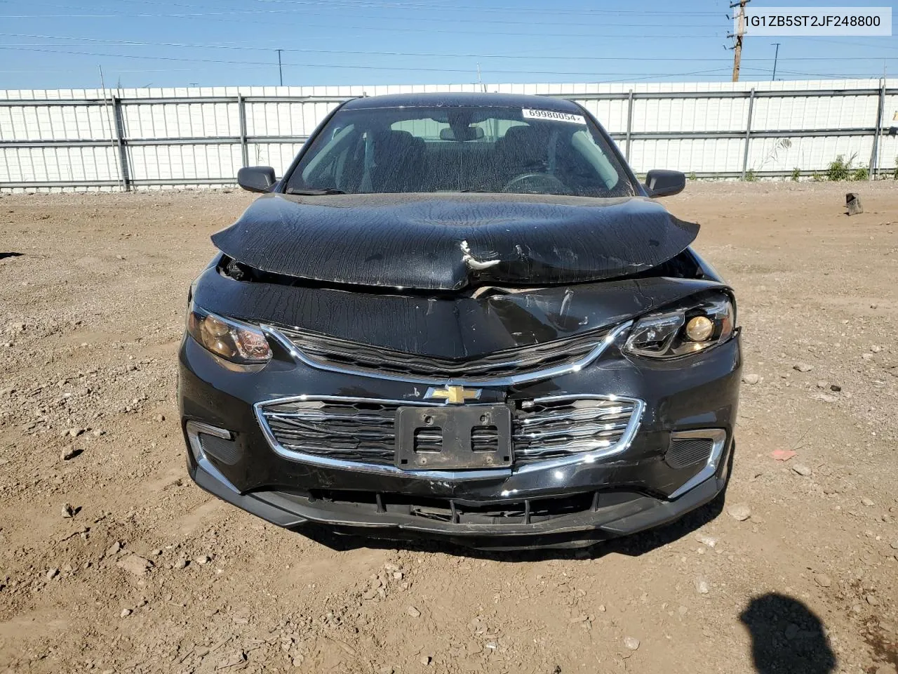 2018 Chevrolet Malibu Ls VIN: 1G1ZB5ST2JF248800 Lot: 69980054