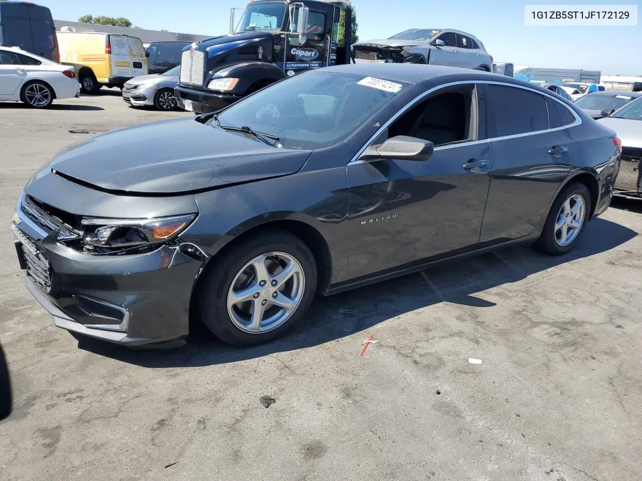 2018 Chevrolet Malibu Ls VIN: 1G1ZB5ST1JF172129 Lot: 70007424