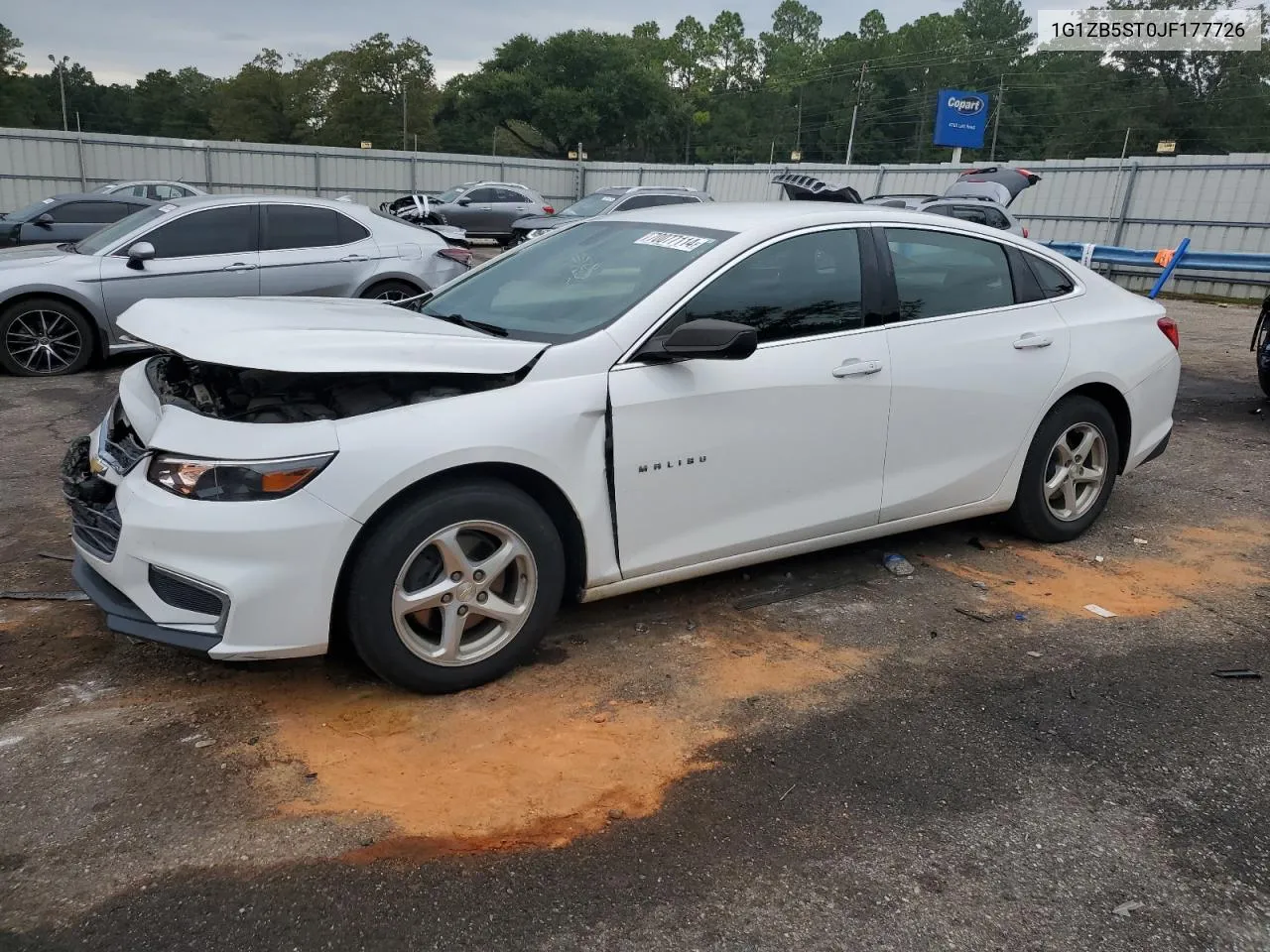 2018 Chevrolet Malibu Ls VIN: 1G1ZB5ST0JF177726 Lot: 70077114