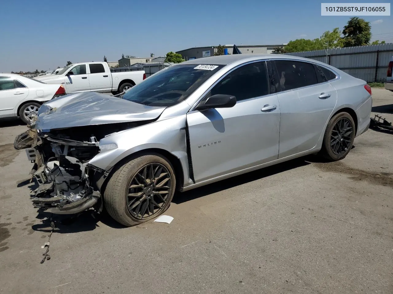 2018 Chevrolet Malibu Ls VIN: 1G1ZB5ST9JF106055 Lot: 70134724