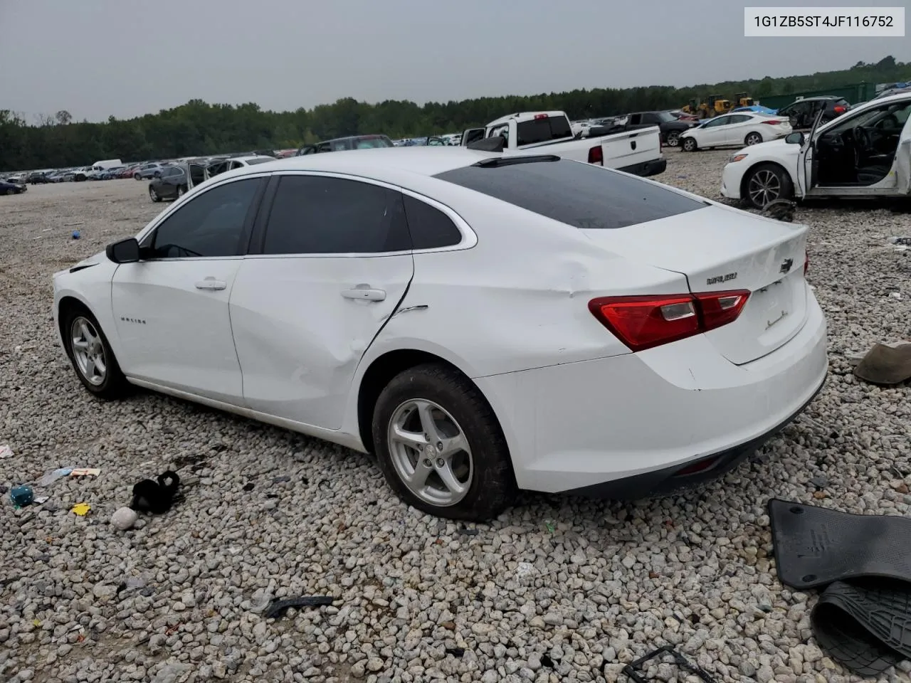 2018 Chevrolet Malibu Ls VIN: 1G1ZB5ST4JF116752 Lot: 70142974