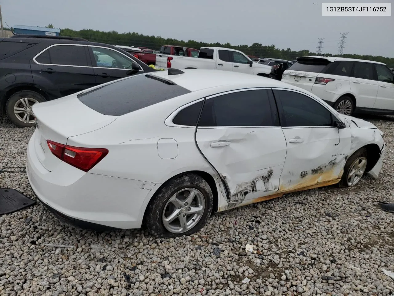 2018 Chevrolet Malibu Ls VIN: 1G1ZB5ST4JF116752 Lot: 70142974