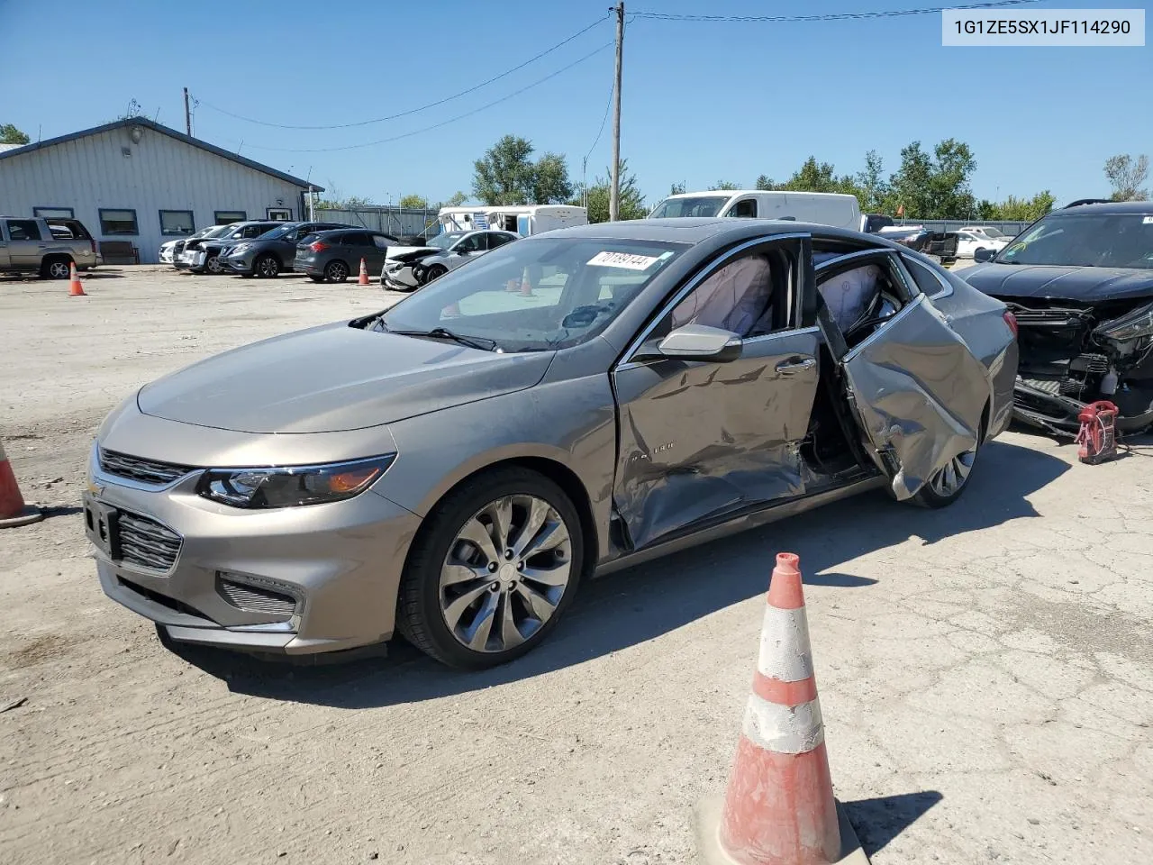 2018 Chevrolet Malibu Premier VIN: 1G1ZE5SX1JF114290 Lot: 70189144