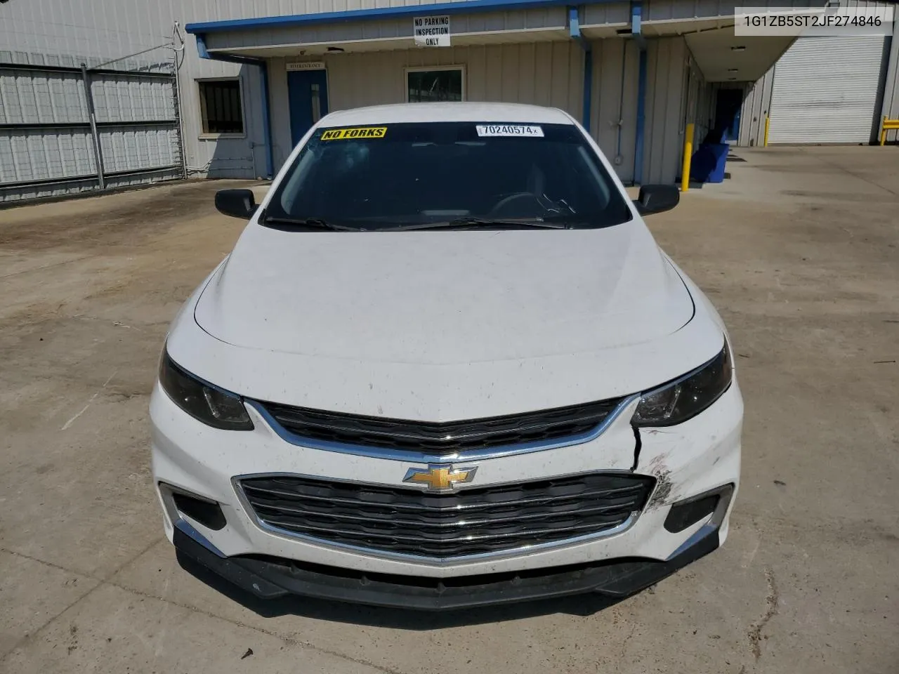 2018 Chevrolet Malibu Ls VIN: 1G1ZB5ST2JF274846 Lot: 70240574