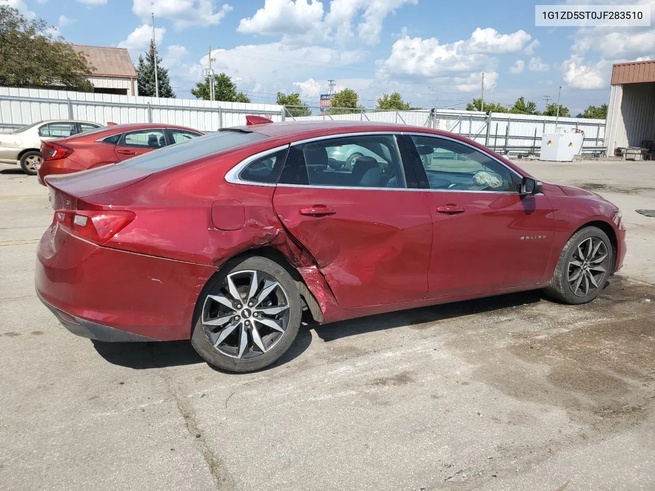 1G1ZD5ST0JF283510 2018 Chevrolet Malibu Lt