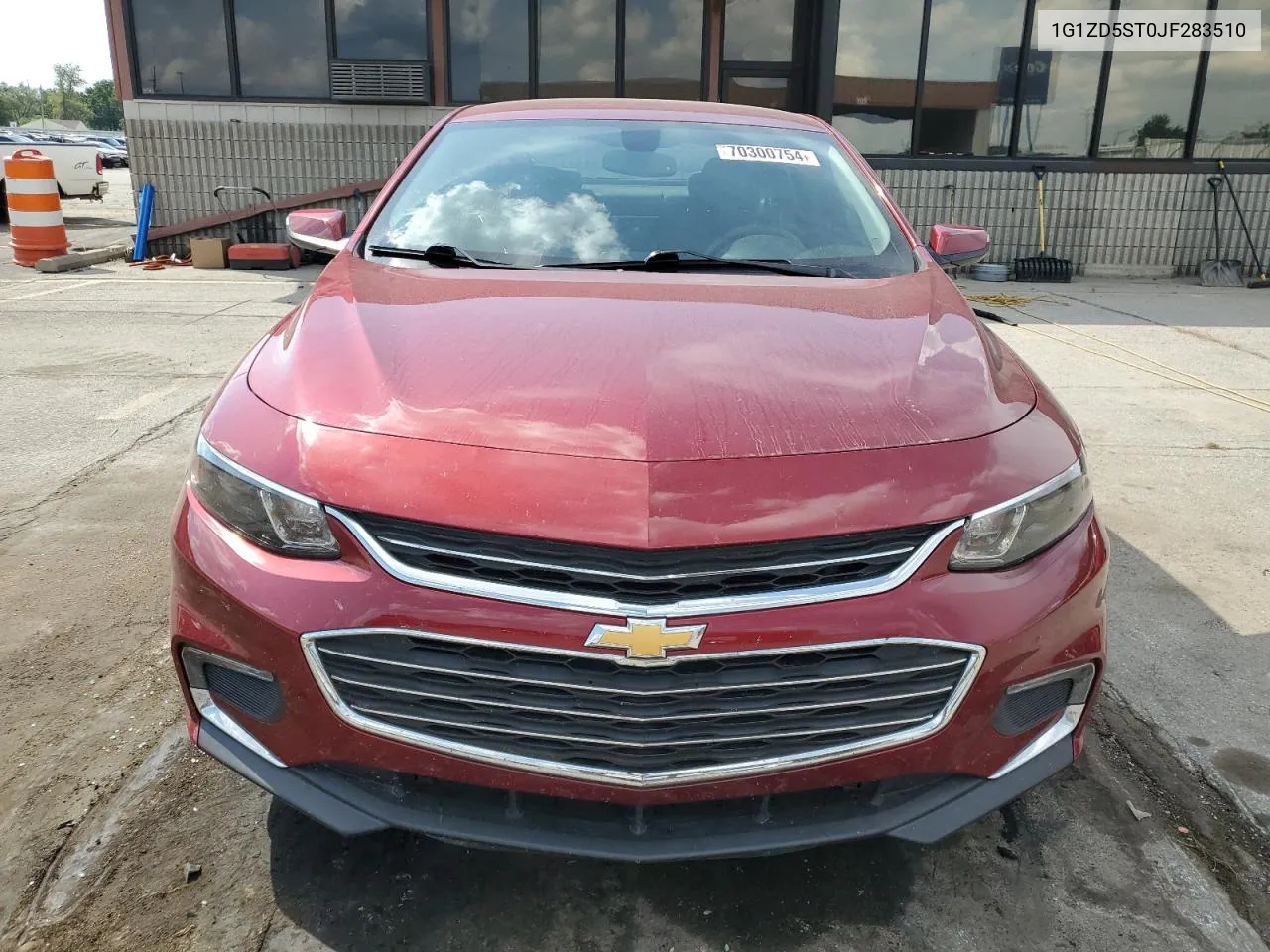 2018 Chevrolet Malibu Lt VIN: 1G1ZD5ST0JF283510 Lot: 70300754