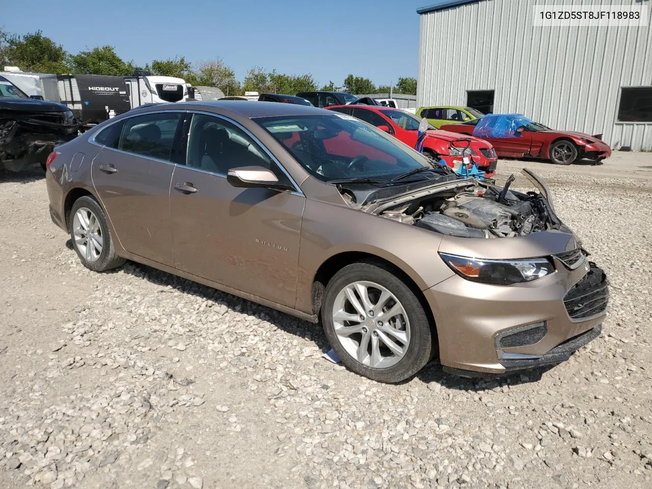 2018 Chevrolet Malibu Lt VIN: 1G1ZD5ST8JF118983 Lot: 70381514