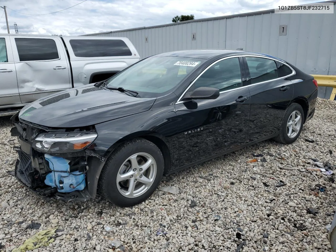 2018 Chevrolet Malibu Ls VIN: 1G1ZB5ST8JF232715 Lot: 70408294