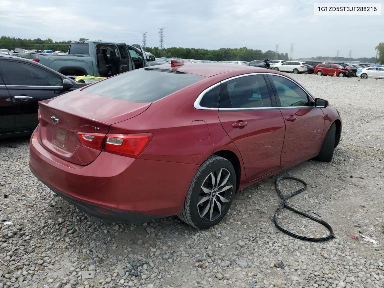 2018 Chevrolet Malibu Lt VIN: 1G1ZD5ST3JF288216 Lot: 70447434