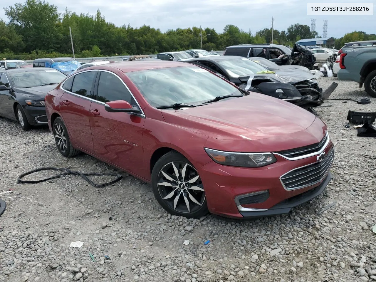 2018 Chevrolet Malibu Lt VIN: 1G1ZD5ST3JF288216 Lot: 70447434