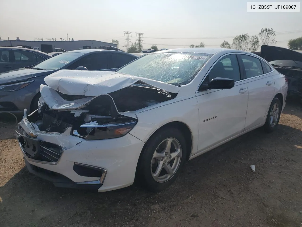 2018 Chevrolet Malibu Ls VIN: 1G1ZB5ST1JF169067 Lot: 70488634