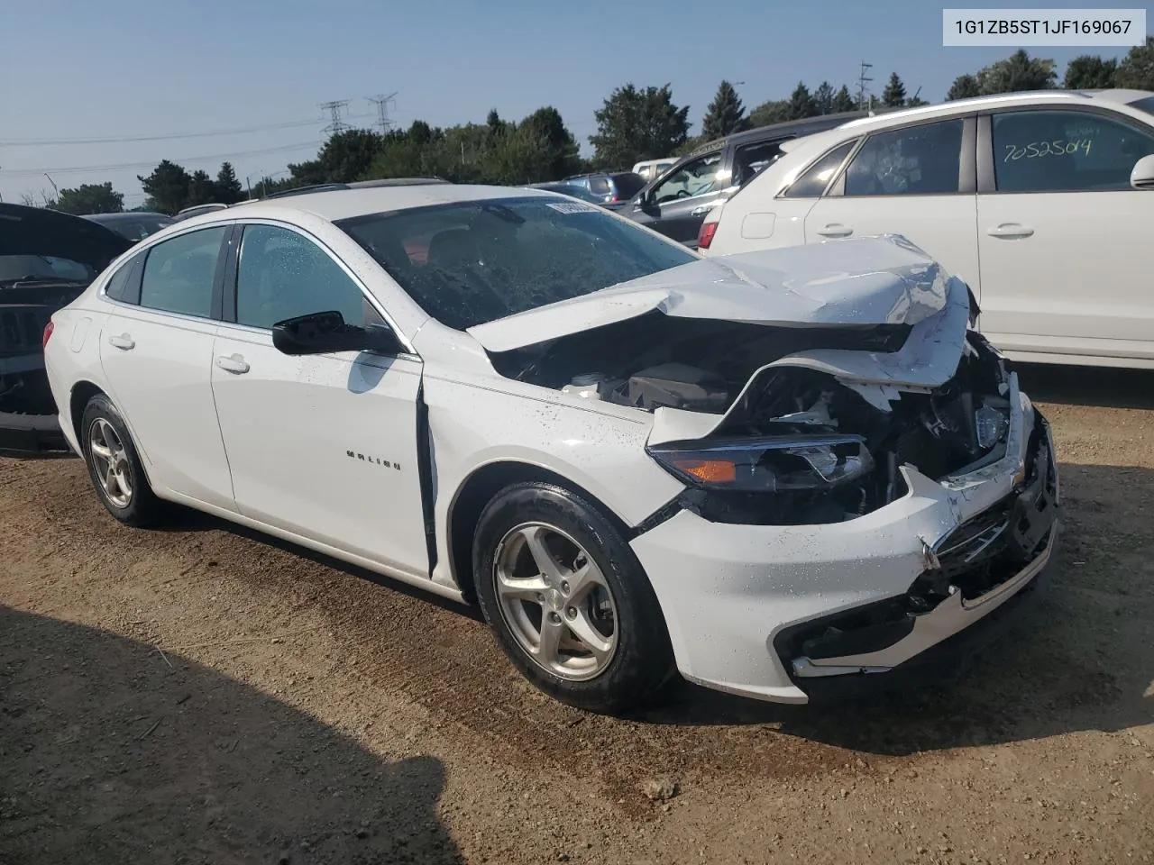 2018 Chevrolet Malibu Ls VIN: 1G1ZB5ST1JF169067 Lot: 70488634