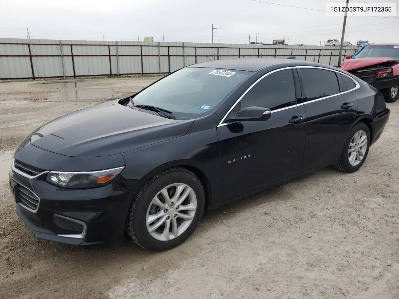 2018 Chevrolet Malibu Lt VIN: 1G1ZD5ST9JF172356 Lot: 70502364