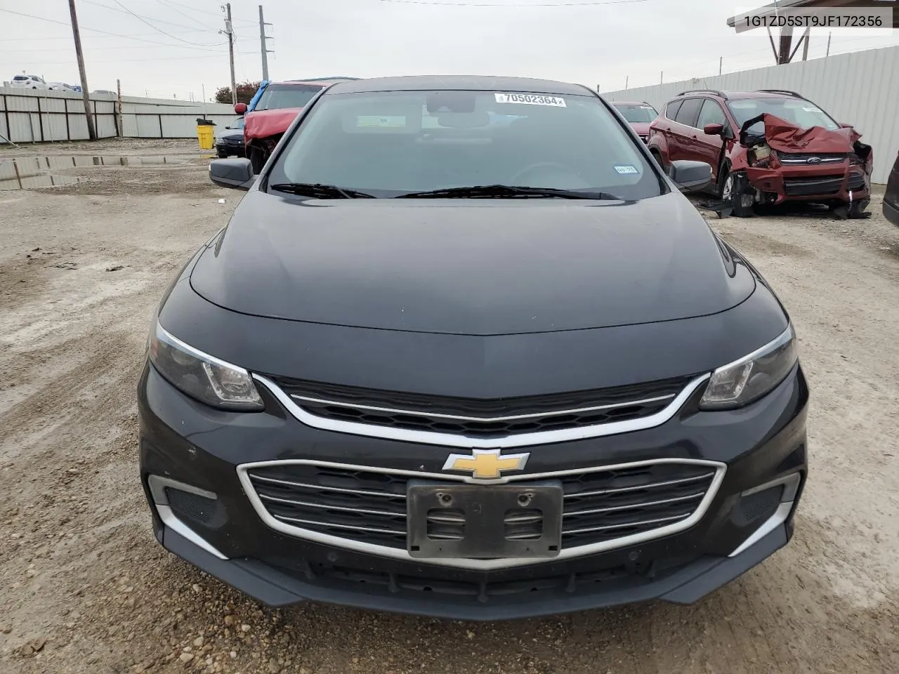 2018 Chevrolet Malibu Lt VIN: 1G1ZD5ST9JF172356 Lot: 70502364