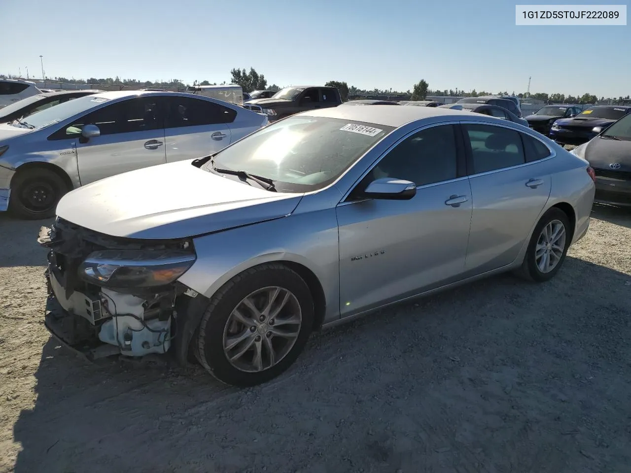 1G1ZD5ST0JF222089 2018 Chevrolet Malibu Lt