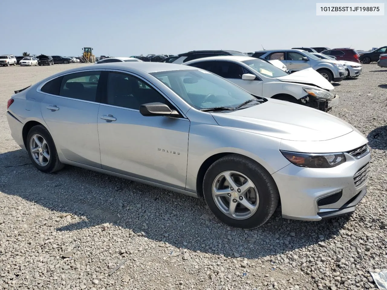 2018 Chevrolet Malibu Ls VIN: 1G1ZB5ST1JF198875 Lot: 70565574