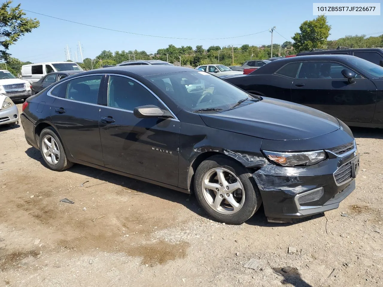 1G1ZB5ST7JF226677 2018 Chevrolet Malibu Ls