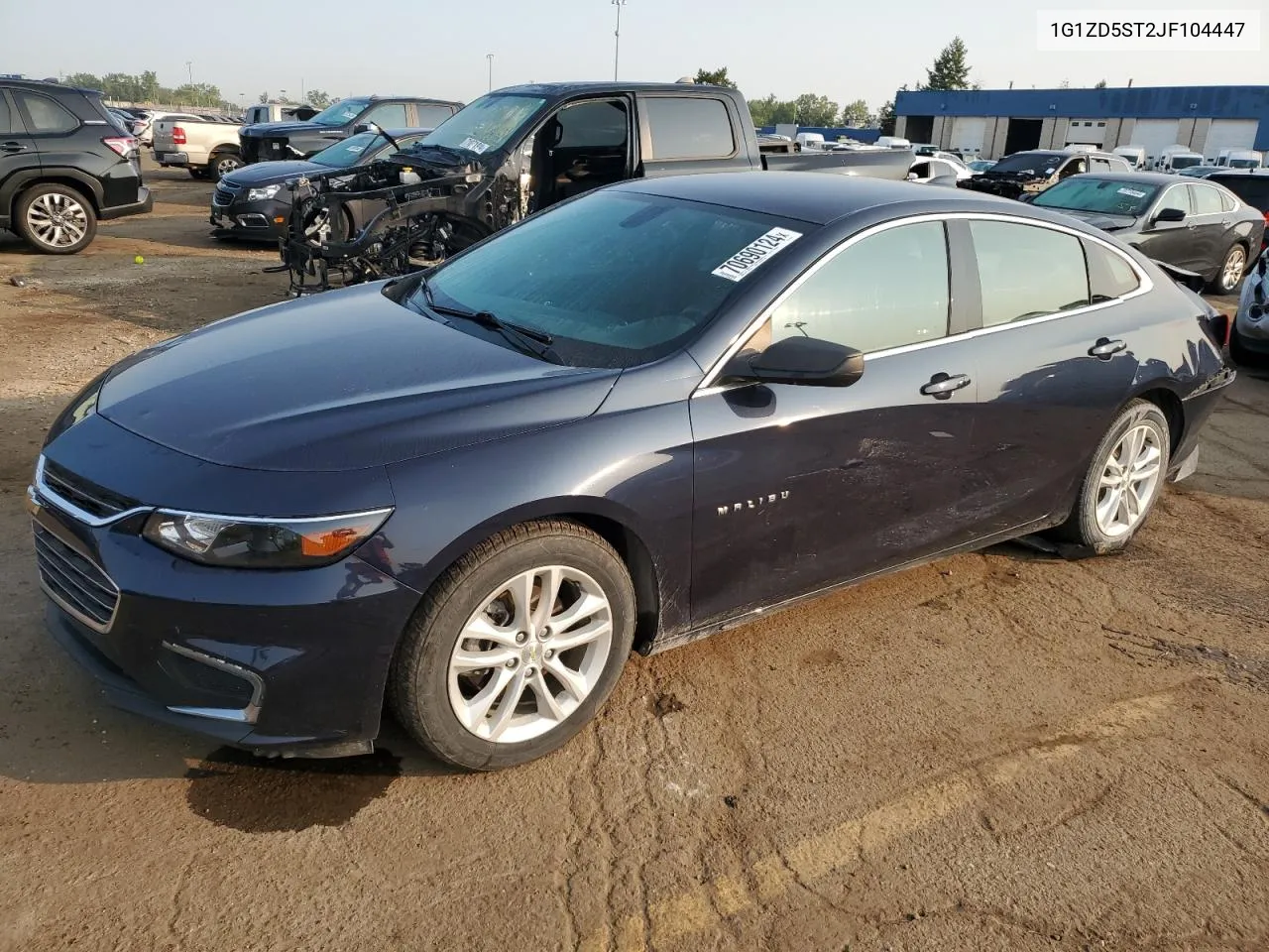 1G1ZD5ST2JF104447 2018 Chevrolet Malibu Lt