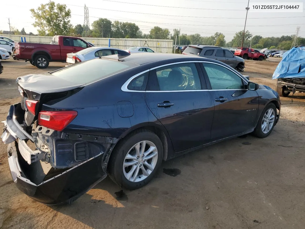 1G1ZD5ST2JF104447 2018 Chevrolet Malibu Lt