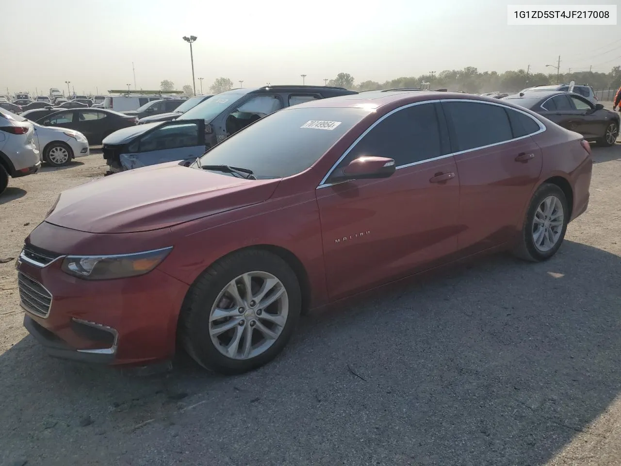 2018 Chevrolet Malibu Lt VIN: 1G1ZD5ST4JF217008 Lot: 70749954