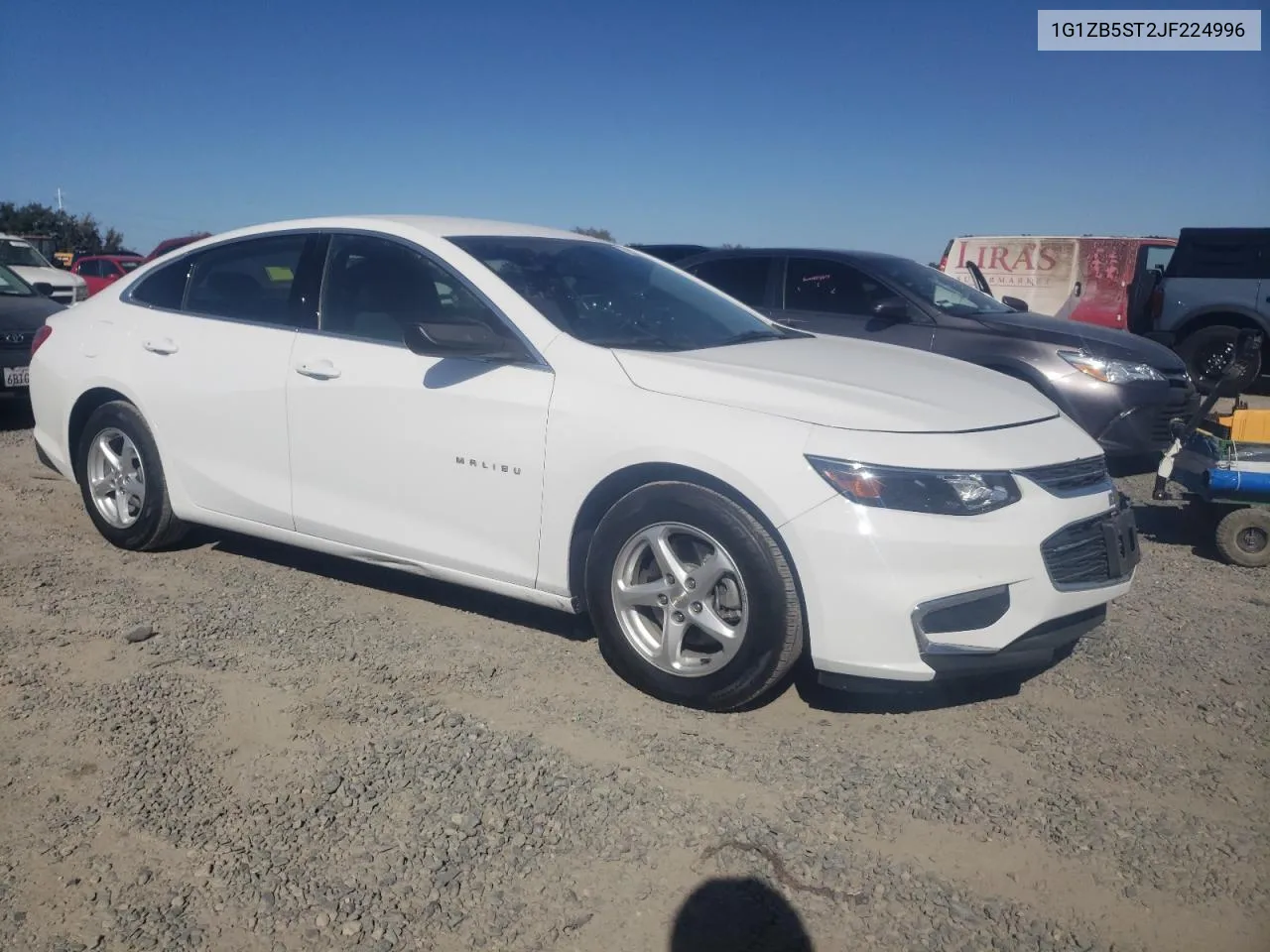 1G1ZB5ST2JF224996 2018 Chevrolet Malibu Ls